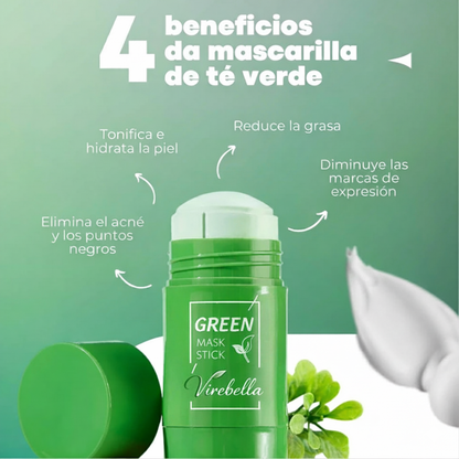 3x1 Mascarilla Facial de té verde